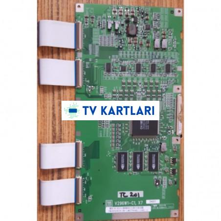 V296W1-C1, X7, 35A29C0136, Vestel Milenium 30, T-Con Board V296W1-L14